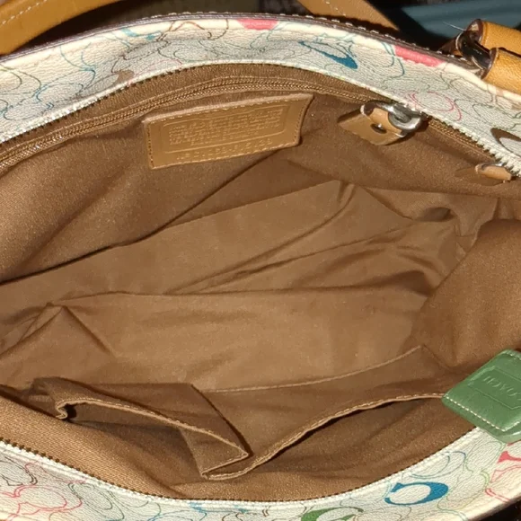 Coach Multicolor Signature Tote - Picture 4 of 5